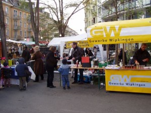 Das Gewerbe verschenkte Pilzrisotto